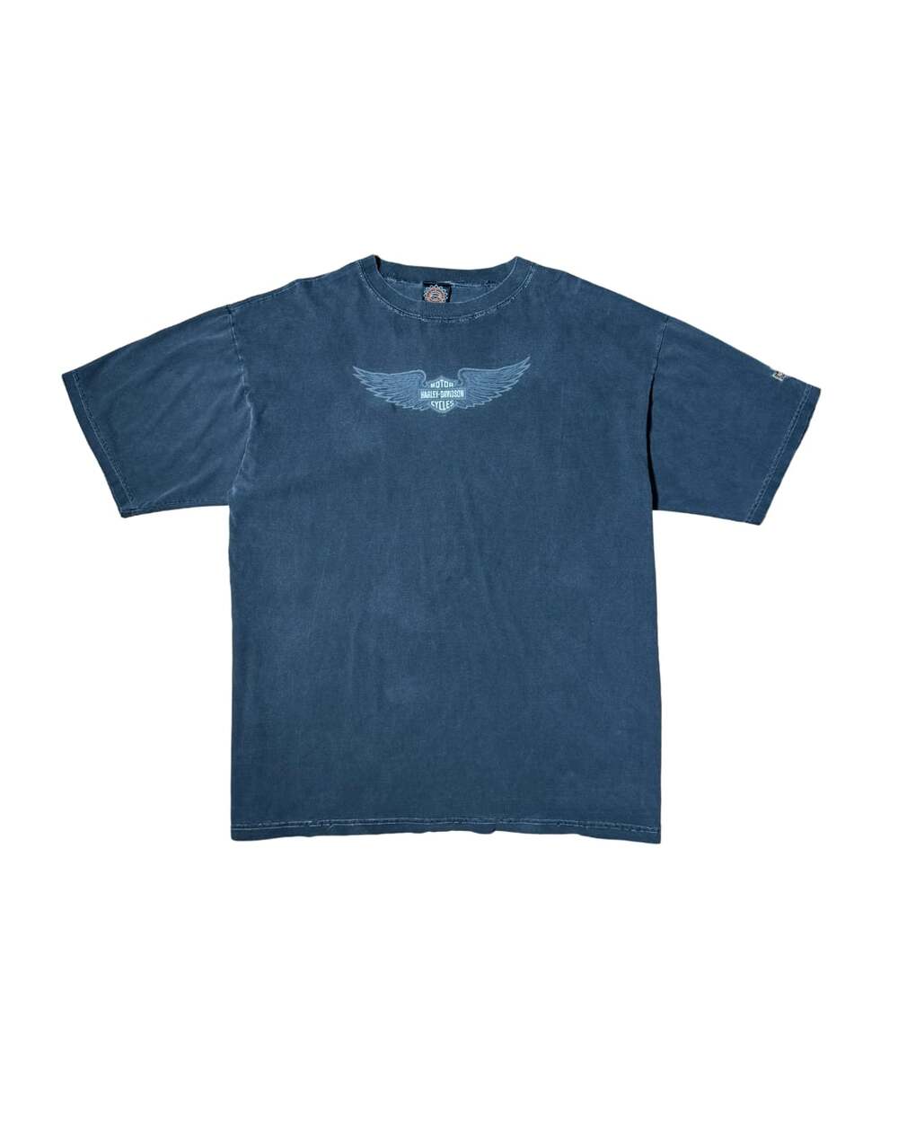 Harley Davidson Faded Winged Chest Logo T-shirt
